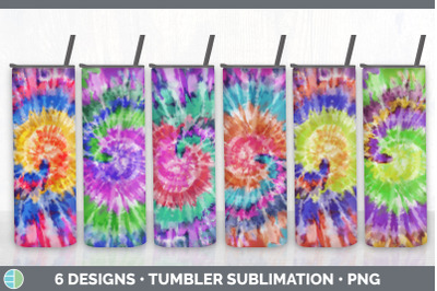 Tie Dye Tumbler Sublimation Design Bundle