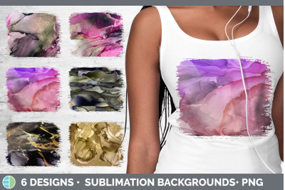 Pink Alcohol Ink Distressed Sublimation Background Panel