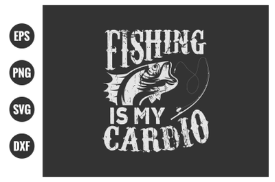 fishing typographic slogan design vector graphic.