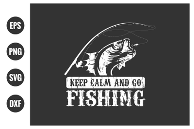 fishing typographic slogan design vector graphic.