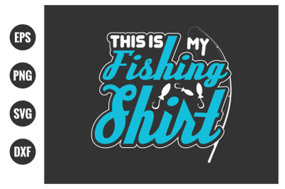 fishing typographic quotes slogan design vector.