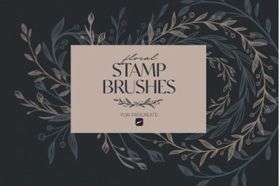 Floral Procreate Stamp Brushes