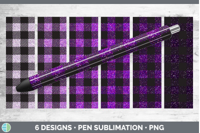 Pink Buffalo Plaid Pen Wraps | Epoxy Sublimation Bundle