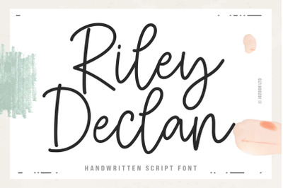 Riley Declan - Signature Script Font