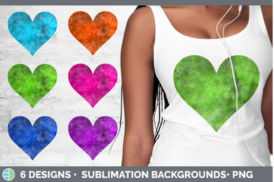 Bright Colors Hearts Clipart