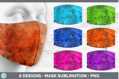 Bright Colors Mask | Sublimation Bundle Face Mask Designs