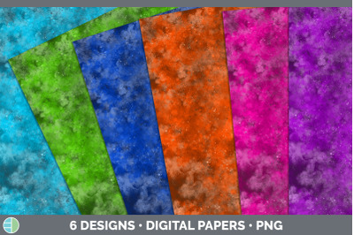 Bright Colors Backgrounds | Digital Scrapbook Papers
