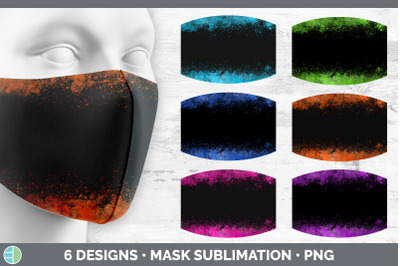 Bright Colors Mask | Sublimation Bundle Face Mask Designs