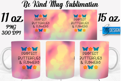 Be Kind Mug Sublimation | Coffee 11 Oz | 15 Oz Mug Sublimation