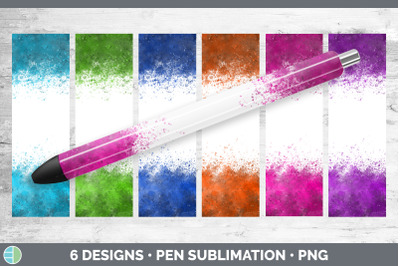 Bright Colors Pen Wraps | Epoxy Sublimation Bundle