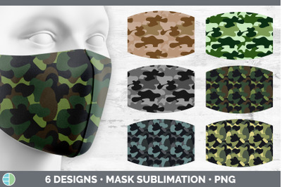 Camo Mask | Sublimation Bundle Face Mask Designs
