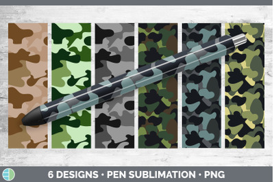 Camo Pen Wraps | Epoxy Sublimation Bundle