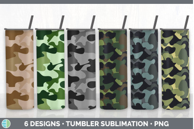 Camo Tumbler Sublimation Bundle