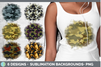 Camo Background | Grunge Sublimation Backgrounds