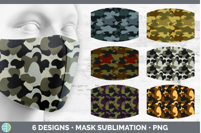 Camo Mask | Sublimation Bundle Face Mask Designs