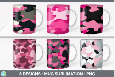 Pink Camo Mug Sublimation