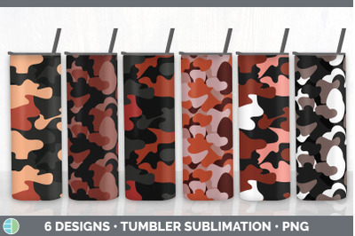 Red Camo Tumbler Sublimation Bundle