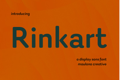 Rinkart Sans Display Font