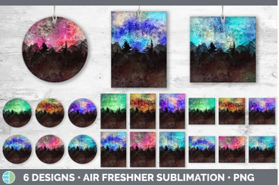 Night Sky Air Freshener | Sublimation Designs Bundle