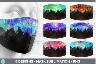 Night Sky Mask | Sublimation Bundle Face Mask Designs