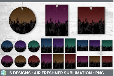 Night Sky Air Freshener | Sublimation Designs Bundle