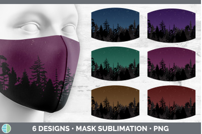 Night Sky Mask | Sublimation Bundle Face Mask Designs