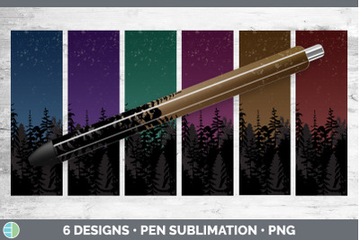 Night Sky Pen Wraps | Epoxy Sublimation Bundle