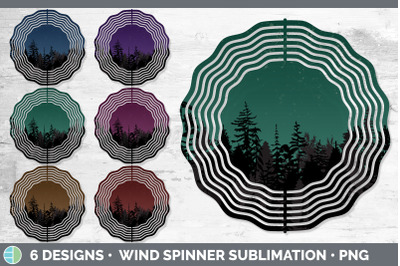 Night Sky Wind Spinner | Sublimation Designs Bundle