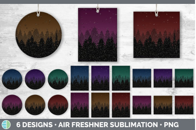 Night Sky Air Freshener | Sublimation Designs Bundle