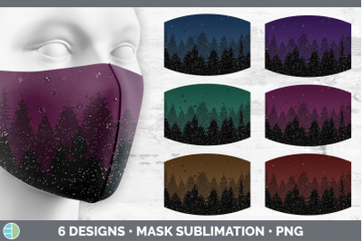 Night Sky Mask | Sublimation Bundle Face Mask Designs