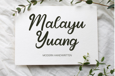 Malayu Yuang font