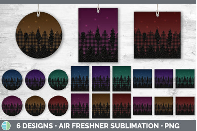 Night Sky Air Freshener | Sublimation Designs Bundle