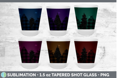 Night Sky Shot Glass Sublimation | Shot Glass 1.5oz Tapered