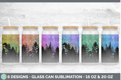 Night Sky Glass Can | Sublimation Beer Mason Jar