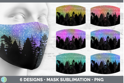 Night Sky Mask | Sublimation Bundle Face Mask Designs