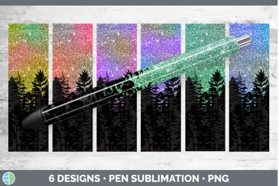 Night Sky Pen Wraps | Epoxy Sublimation Bundle