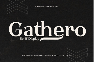 Gathero Typeface