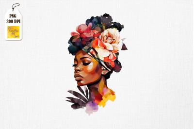 Black History Month Afro Girl Clipart 3