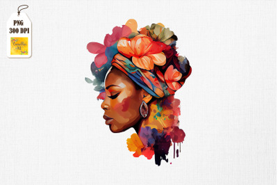 Black History Month Afro Girl Clipart 4