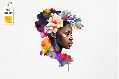 Black History Month Afro Girl Clipart 9