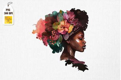 Black History Month Afro Girl Clipart 10