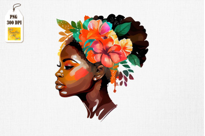 Black History Month Afro Girl Clipart 16