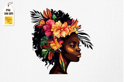 Black History Month Afro Girl Clipart 18