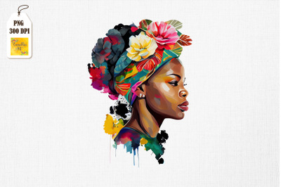 Black History Month Afro Girl Clipart 19