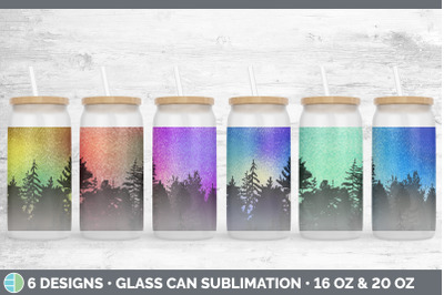 Night Sky Glass Can | Sublimation Beer Mason Jar