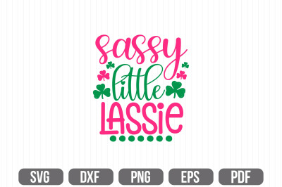 Sassy Little Lassie SVG