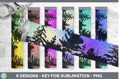 Night Sky Key Fob | Wristlet Sublimation