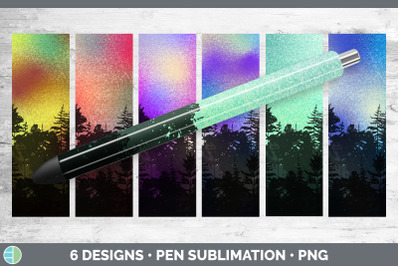 Night Sky Pen Wraps | Epoxy Sublimation Bundle