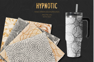 HYPNOTIC Hand Drawn Backgrounds