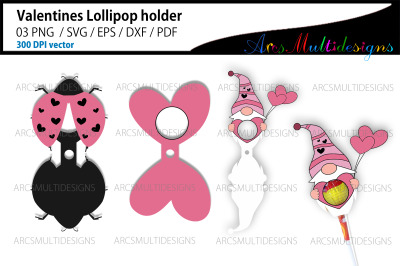 Valentine Lollipop holder bundle